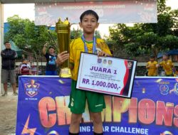 Siswa SD Prestasi Global-Depok Raih Juara 1 Turnamen Sepakbola Piala Walikota Depok