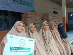 Bantu Sarana Pendidikan, BMH Yogyakarta Salurkan Semen untuk Bangun Pesantren