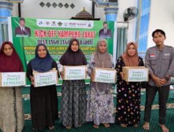 Bersama FOZ, BMH Bersinergi dengan Kemenag Tapteng Luncurkan Program Kampung Zakat di Desa Si jago-jago