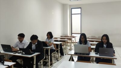 perkuliahan perdana Mahasiswa Filipina di UBSI