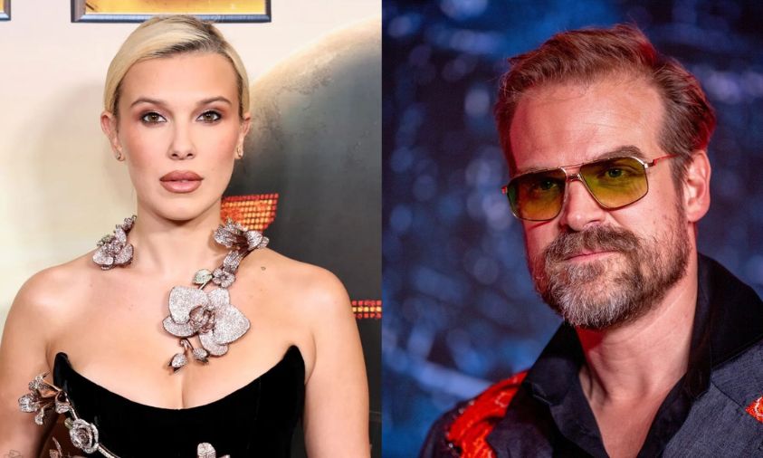 Millie Bobby dan David Harbour