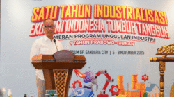 Menteri Perindustrian (Menperim), Agus Gumiwang Kartasasmita sampaikan sektor industri menjadi sumber pertumbuhan tertinggi terhadap ekonomi, sebesar 1,04% pada Kamis (6/11).