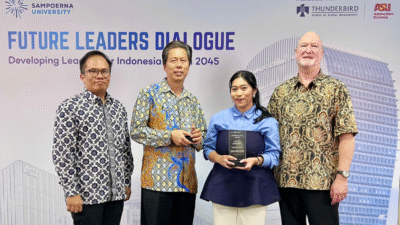 Gelaran Future Leaders Dialouge di Sampoerna Strategic Square pada Jumat (7/11).