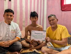 BMH Sumut Salurkan Bantuan Biaya Pengobatan dan Perawatan untuk Penderita Infeksi Usus di Tembung, Sumatera Utara