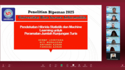 Melalui Pendekan AI, Dosen UBSI Optimalkan Prediksi Kunjungan Wisatawan di Indonesia