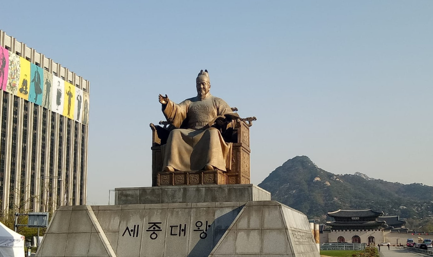 patung king sejong