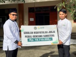 Sekolah Hidayatullah Yogyakarta Salurkan Bantuan Peduli Bencana Sumatera Melalui Laznas BMH
