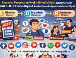 Dinamika Penyebaran Hoaks di Media Sosial dalam Perspektif Teori S–O–R Charles Osgood: Analisis Komunikasi pada Era Informasi Digital