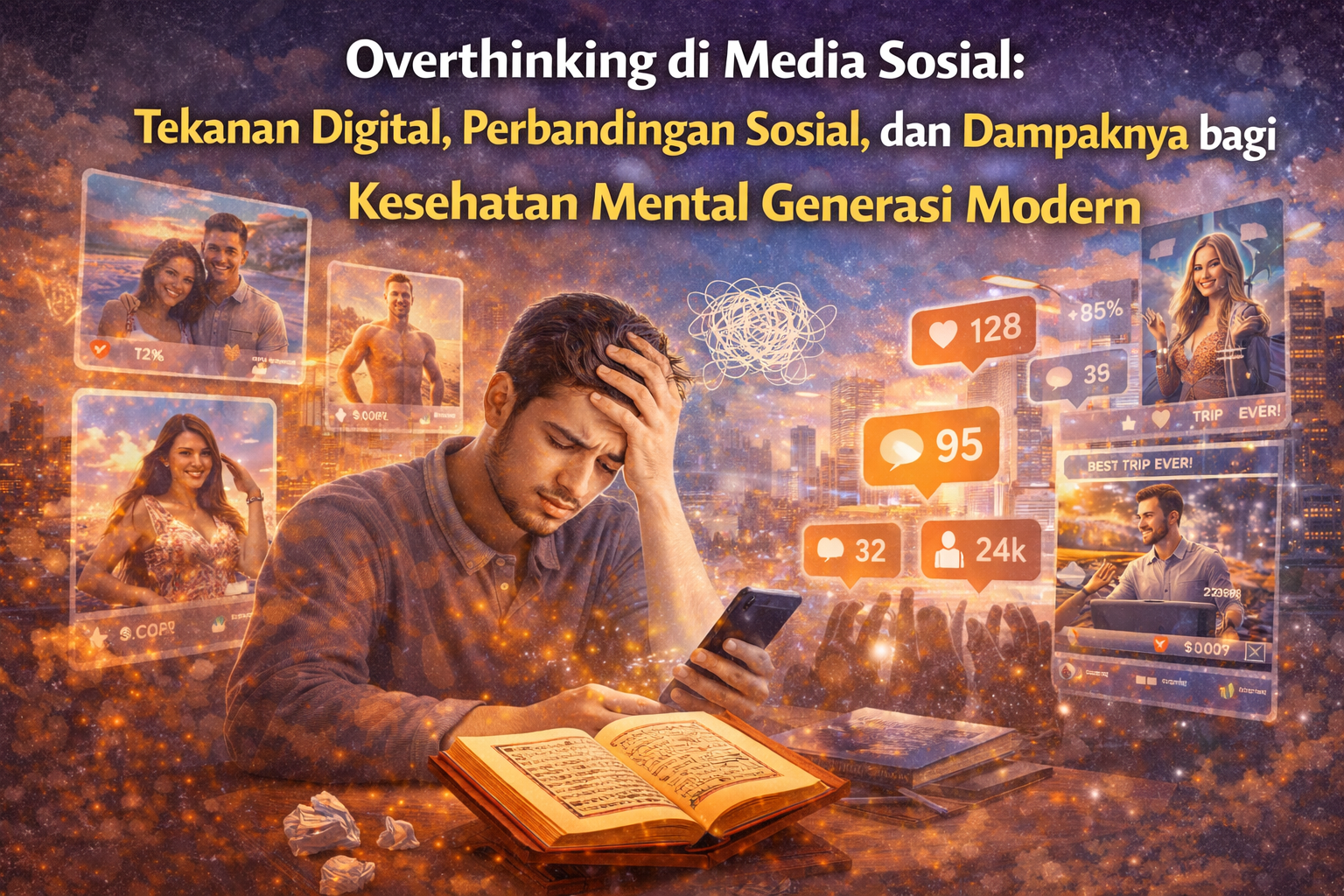 Overthinking di media sosial