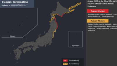 Gempa Magnitudo 7,5 Jepang