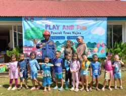 Serunya Kegiatan Play and Fun dan Puncak Tema “Cuaca Hujan” di KB-TK Bina Insani