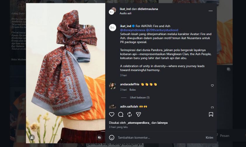 Motif Tenun Ikat Nusantara