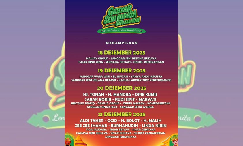 Penampilan Gebyar Seni Budaya Setu Babakan