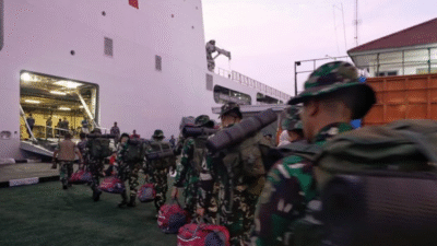 75 Kadet mahasiswa dan 8 staf pendukung Unhan RI dikerahkan dukung layanan kesehatan tanggap darurat bencana ke Sumatera pada Senin (1/12).