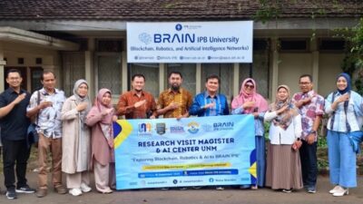 Perkuat Riset AI dan Blockchain, Magister Ilmu Komputer UNM Kunjungi Pusat Riset BRAIN IPB