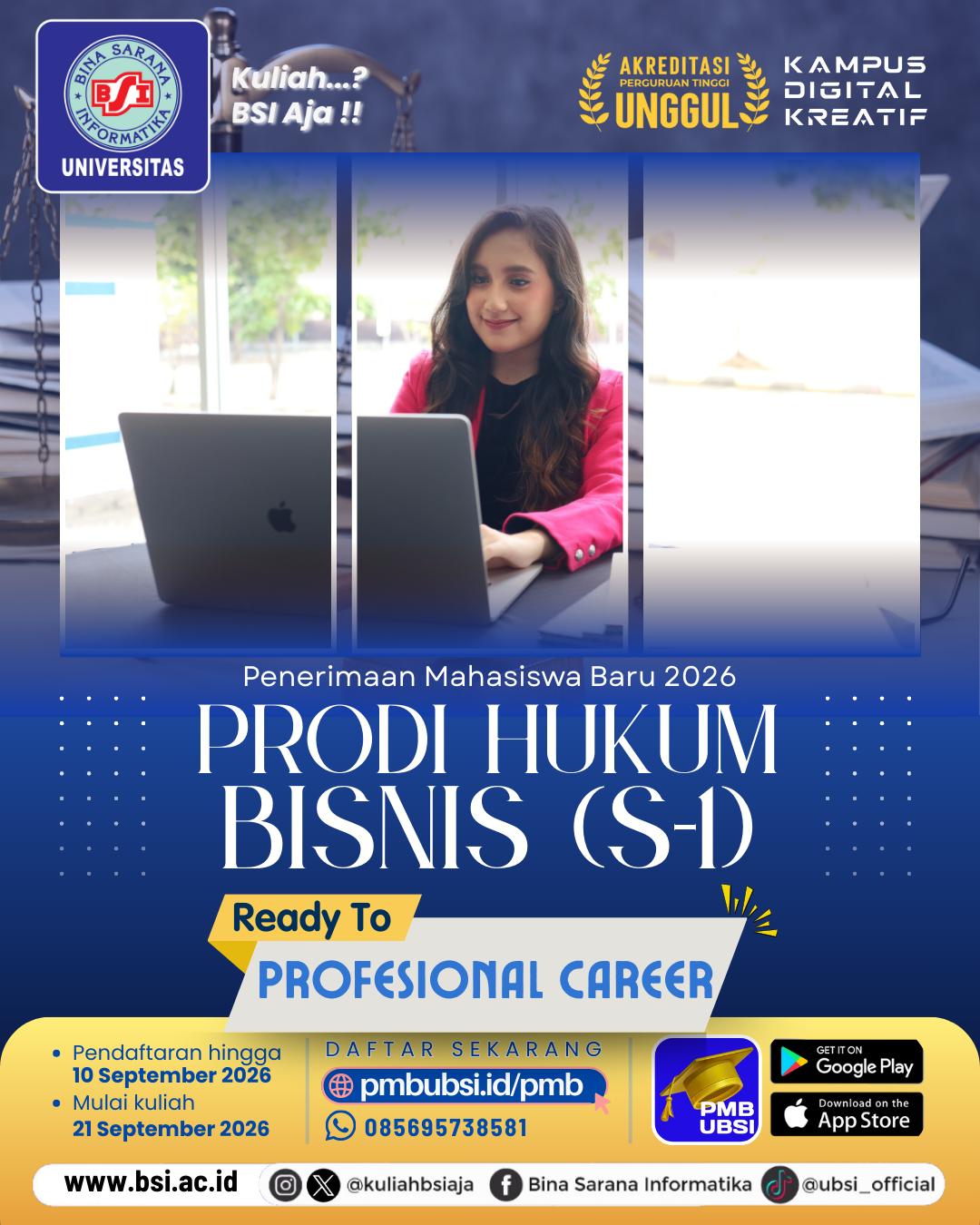 Prodi Hukum Bisnis UBSI