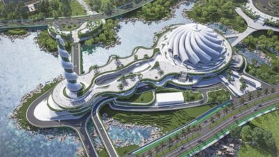 Tarawih Perdana di Masjid Negara IKN