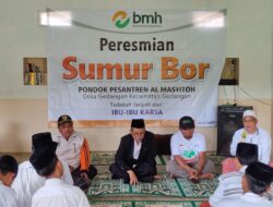 Komitmen Nyata BMH, Sumur Bor Ke-253 Perkuat Fasilitas Pesantren Almasyitoh