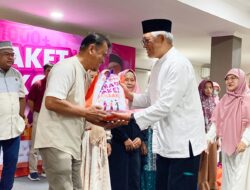 Tebar 1.039 Paket Sembako Hadirkan Kebahagiaan Ramadhan
