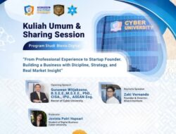 Zaki Vernando Akan Berbagi Strategi Membangun Bisnis di Cyber University