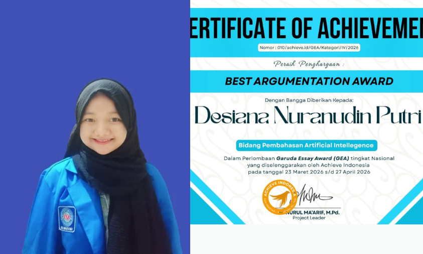 Best Argumentation Award Desiana Nuranudin Putri