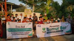 Sumur Bor Ke-257 BMH  di Pamekasan: Air Mengalir, Harapan Santri Kembali Hidup