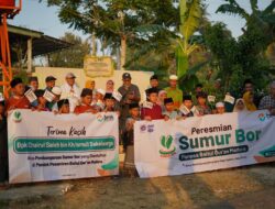 Sumur Bor Ke-257 BMH  di Pamekasan: Air Mengalir, Harapan Santri Kembali Hidup