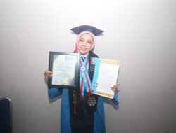 Kuliah Sambil Kerja, Tasya Rahmadina Zahrah Buktikan Bisa Jadi Wisudawan Terbaik FTI UBSI ke-63