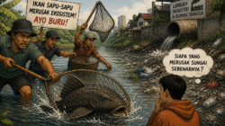 Ikan Sapu-sapu Jadi Musuh, Tapi Kita Lupa Siapa yang Merusak Sungai