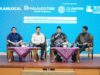 Mahasiswa Institut SEBI dari Goresan Pers Mahasiswa SEBI  Hadiri Press Conference pada Acara Launching Pekan Halal Indonesia 2026 dan EduNation Festival