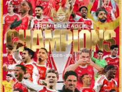 Arsenal Resmi Juara Premier League 2025/2026 Setelah Manchester City Ditahan Bournemouth