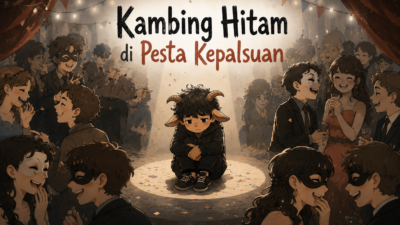 kambing hitam di pesta kepalsuan