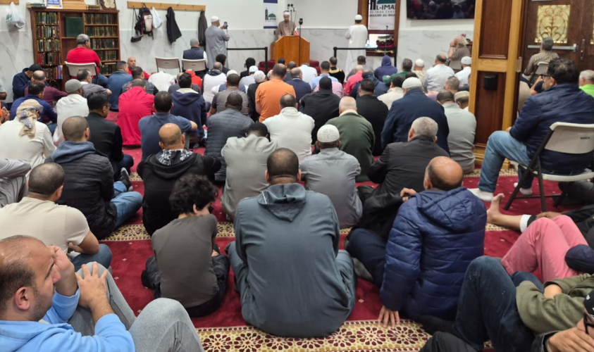 khutbah di masjid al-iman