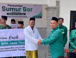 Bahagia Kini Mengalir, BMH Resmikan Sumur Bor Ke-267 di Jatim, Berlokasi di Pesantren Daarussalam Tulungagung