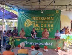 BWA Resmikan Wakaf Sarana Air Bersih di Desa Oelet, Air Bersih Kini Mengalir untuk Warga