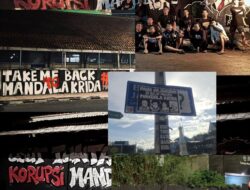Mural Kritik Korupsi Mandala Krida Bermunculan, Publik Desak Kasus Diusut Tuntas