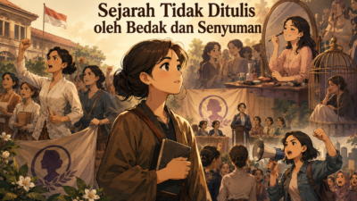 sejarah tidak ditulis oleh bedak dan senyuman