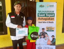 Muharram Penuh Berkah, BMH Hadirkan Senyum Bahagia Anak Yatim Lewat Bingkisan Kasih