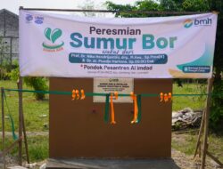 Santri Bersyukur, BMH Resmikan Sumur Bor ke-272 di Ponpes Al Imdad Haromain Lamongan