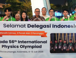 Indonesia Borong 5 Medali di Olimpiade Fisika Internasional 2026, Raih 1 Emas di Kolombia