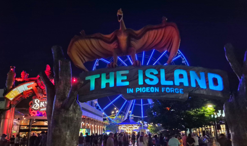 the island