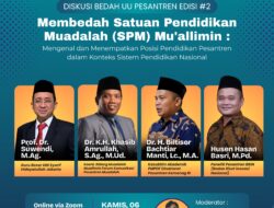 Guru Besar UIN Jakarta: SPM Mu’allimin itu Bukan Entitas Sekolah atau Madrasah