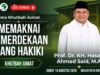 Prof. Dr. KH. Hasani Ahmad Said Jadi Khatib di Masjid Raya Bintaro Jaya, Sampaikan Pesan Mensyukuri Kemerdekaan Ke-81 RI  yang Hakiki