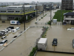Banjir Nagoya Jepang Tewaskan 1 Orang, 41 Luka dan 3.500 Warga Mengungsi