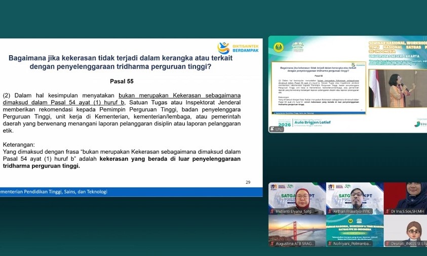 Temu Nasional Satgas PPKPT UNM