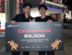 Acobean Studio dari Tulungagung Juara Kompetisi Projection Mapping di Singapura