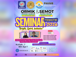 ‘NYENYENYE Aja Nggak Cukup, Saatnya Merekam Jejak di Kampus dengan Karya Lewat Berita’! Maba UBSI 2026 Buruan Serbu Seminar Tematik Ini