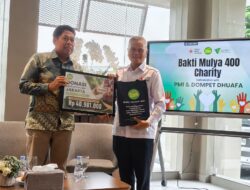 Bakti Mulya 400 Salurkan Donasi  melalui PMI dan Dompet Dhuafa