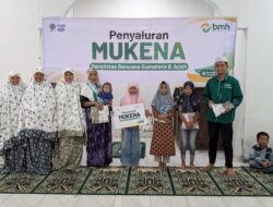 BMH Salurkan Mukena  untuk Korban Bencana di Sumatera Utara