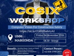 HIMASATA UNM Gelar Workshop COSIX 2026, Ajak Mahasiswa Pelajari AI untuk Keselamatan Konstruksi
